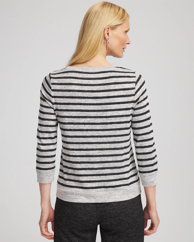 Zenergy Striped Twist-Front Top - image 3